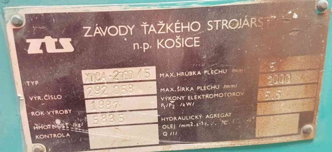 Ohýbačka plechů XOCA 2000/5 (11244.) - foto 9