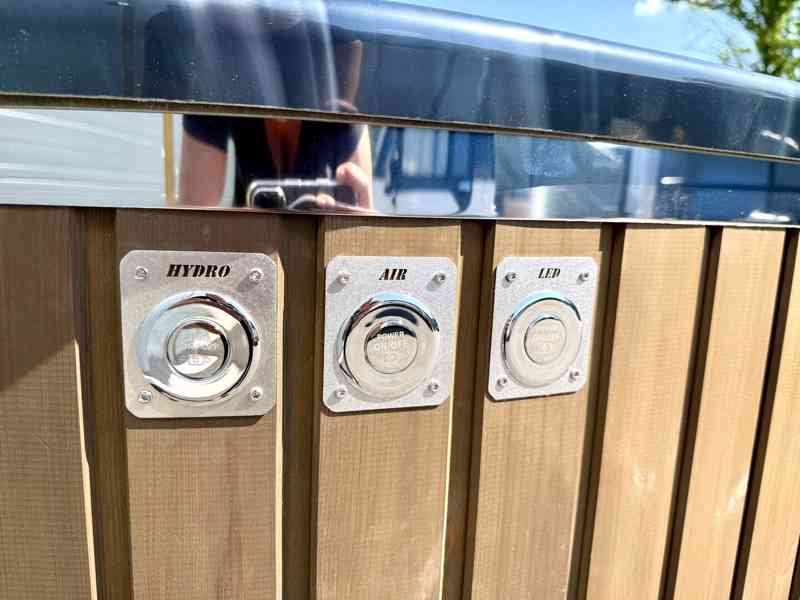 Koupací sud Marble čtverec, modrá varianta - foto 2