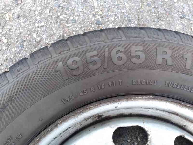 ZIMNÍ KOLA 195/65R15 ŠKODA,VOLKSWAGEN - foto 7