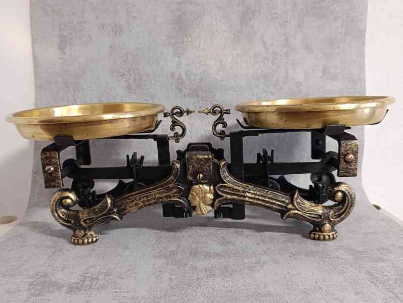 Krásné dvoumiskové váhy se ženou - po renovaci. Neváhejte - foto 11