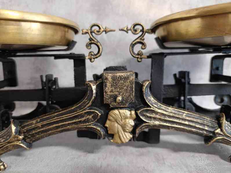 Krásné dvoumiskové váhy se ženou - po renovaci. Neváhejte - foto 3