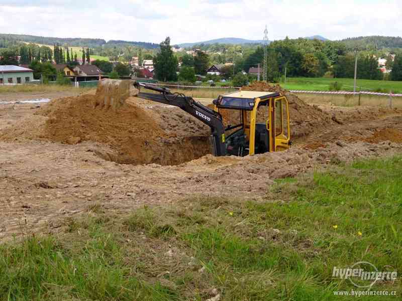Zemní a výkopové práce minibagrem v Libereckém kraji - foto 1