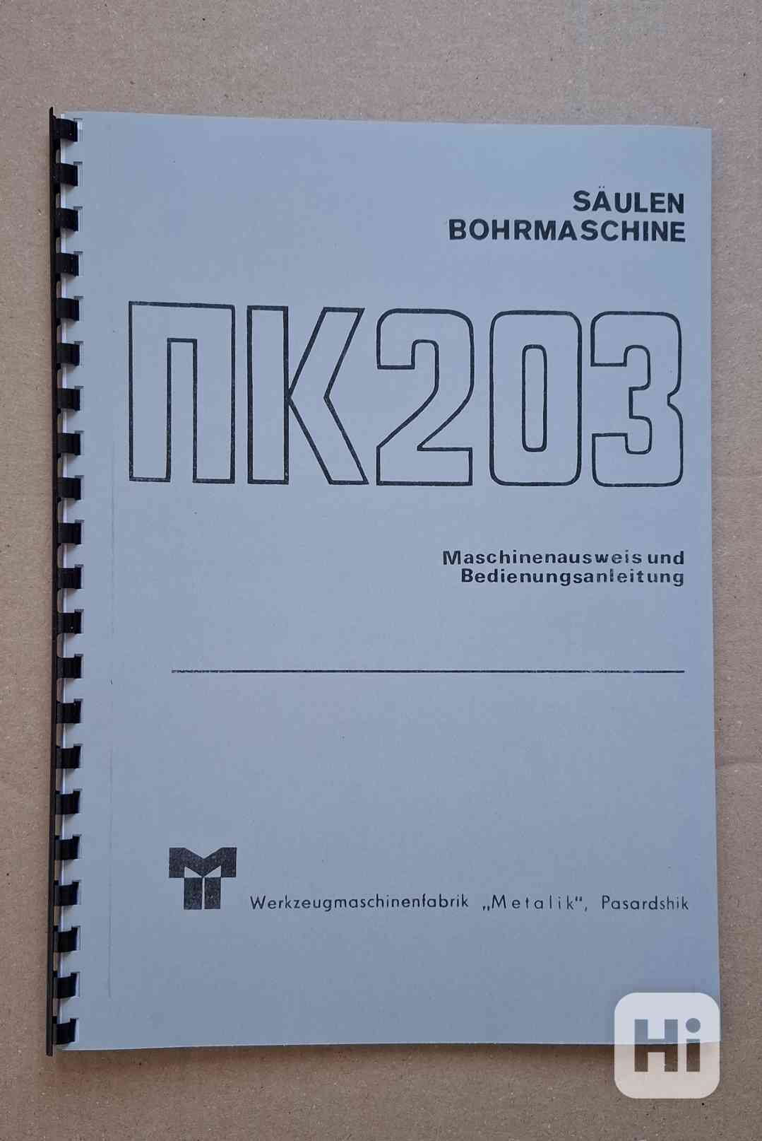 Návod vrtačky PK-203 - foto 1