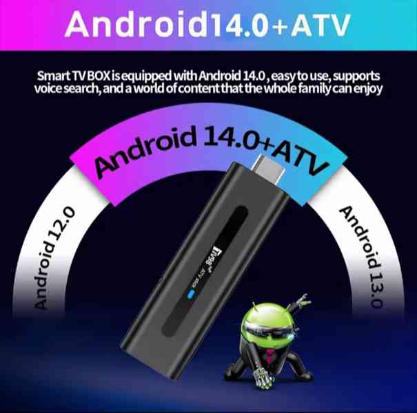 TV98 ATV Mini TV Stick Android 14 - foto 3