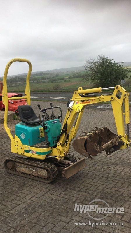 Prodám minibagr Yanmar sv08 - foto 1