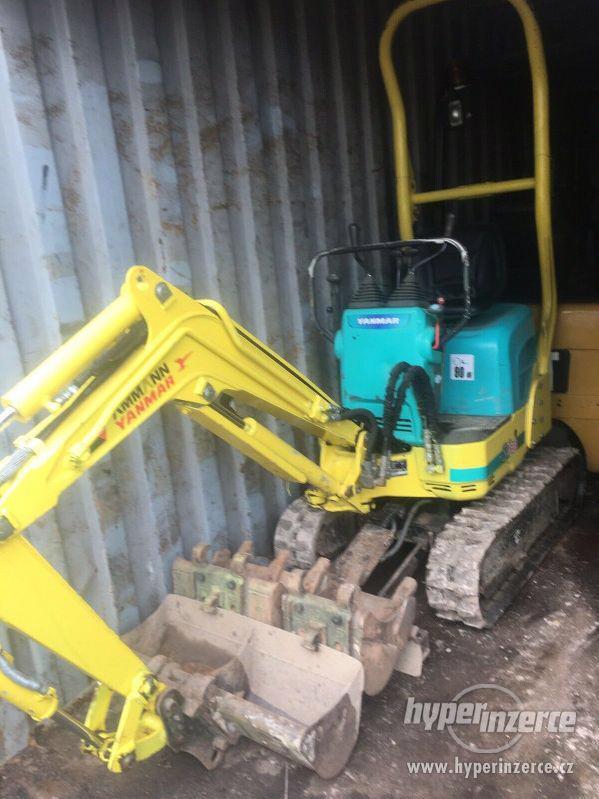 Prodám minibagr Yanmar sv08 - foto 4