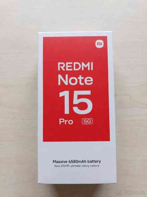 Redmi note 15 pro 5 g 256g úplně nový zabalený cena pevna - foto 1