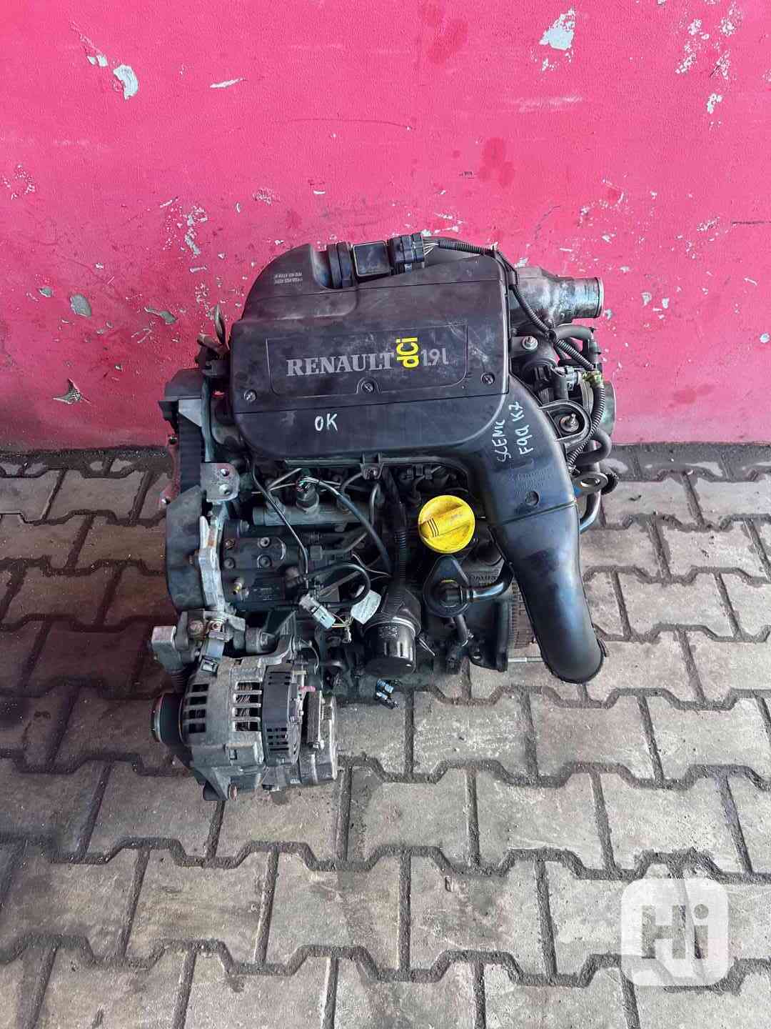 Motor 1,9 DCI F9Q Renault Megane Scenic kompletní - foto 1
