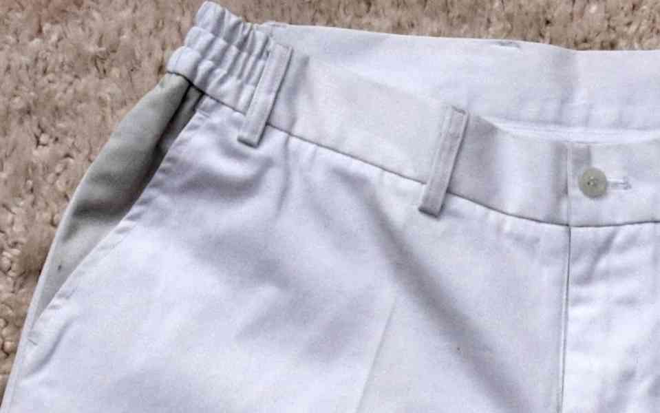 Nové bílé pánské kraťasy - šortky Gabicci vel.M  - foto 3