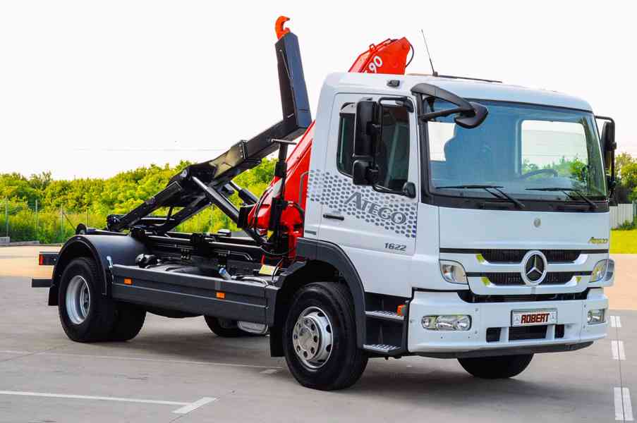 MERCEDES 1622 NOVÝ HÁKOVÝ NOSIČ KONTEJNERŮ HYDRAULICKÁ RUKA - foto 92