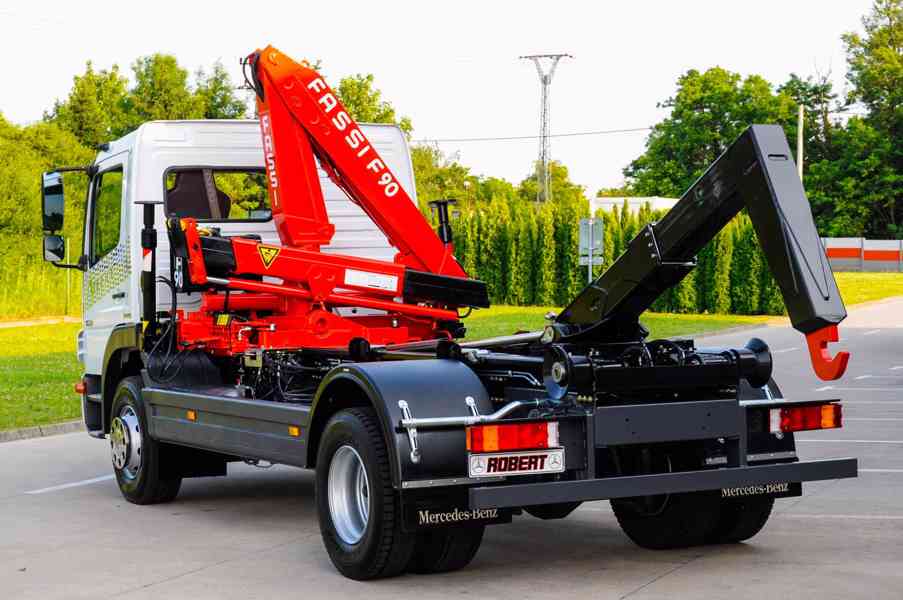 MERCEDES 1622 NOVÝ HÁKOVÝ NOSIČ KONTEJNERŮ HYDRAULICKÁ RUKA - foto 102