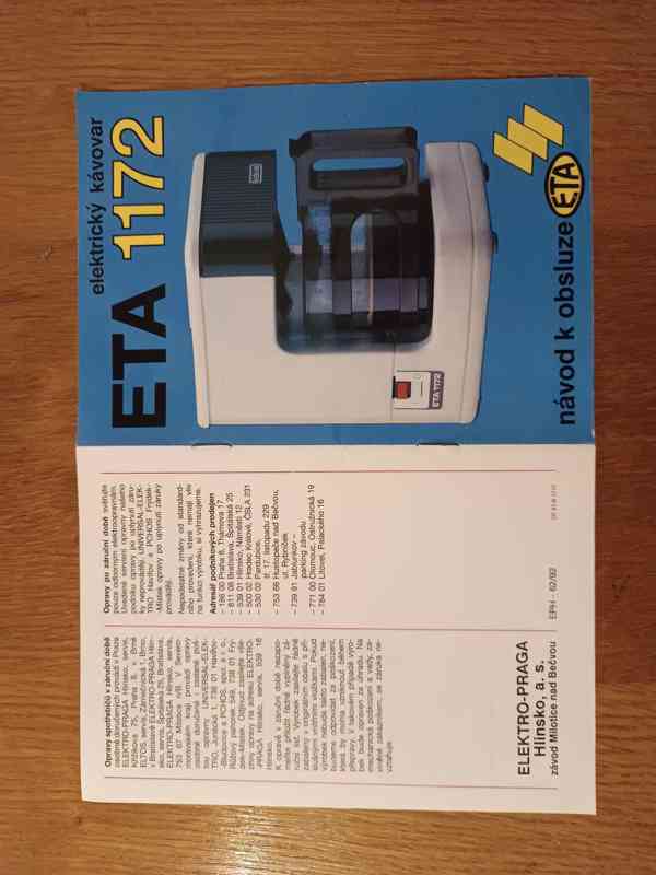 Kávovar ETA 1172 - foto 8