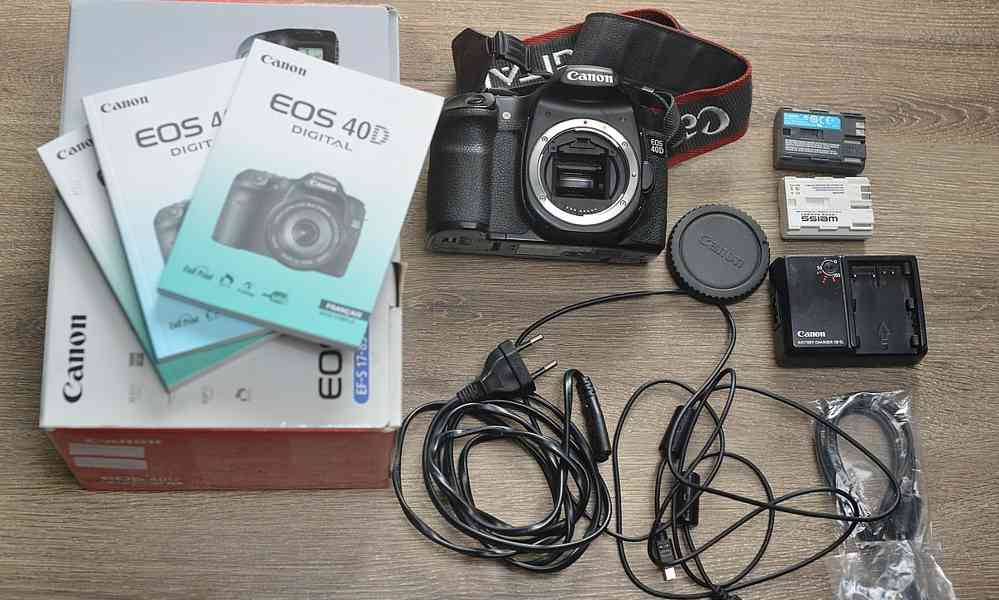Canon EOS 40D **10,1Mp CMOS**Live View 40000 Exp. - foto 3