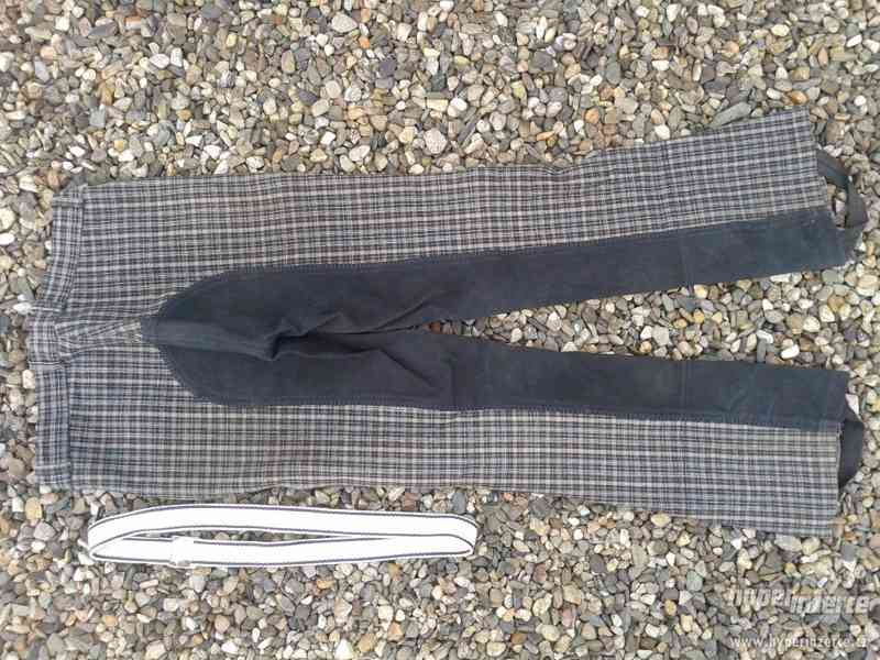 Dětské jezdecké kalhoty - rajtky s páskem. - foto 2