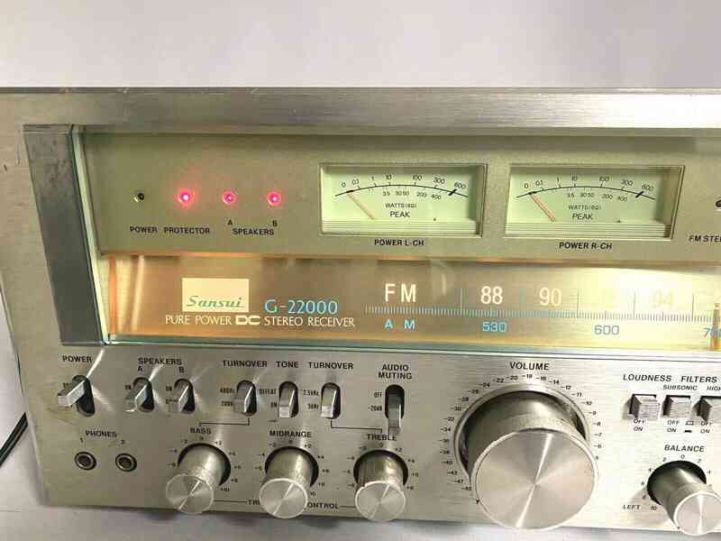 SANSUI G-22000 PURE POWER DC STEREO RECEIVER  - foto 2