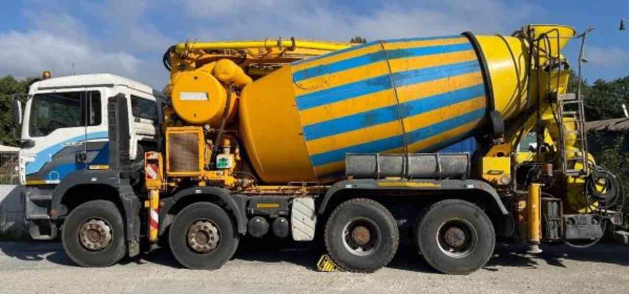 pumi 28m/9m3 CIFA mix+pumpa beton 8x4 MAN (TP STROJ!) - foto 3