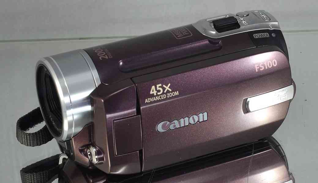 Canon FS100 *videokamera*MPEG-2*45x Advanced Zoom - foto 4
