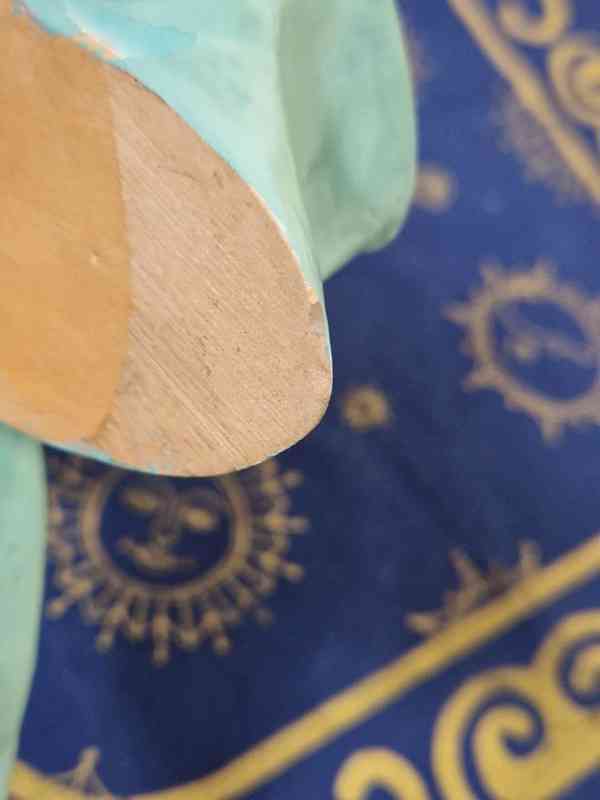 Krásná ručně malovaná Art Deco Maska Děvčátko Dívka Čechy - foto 8