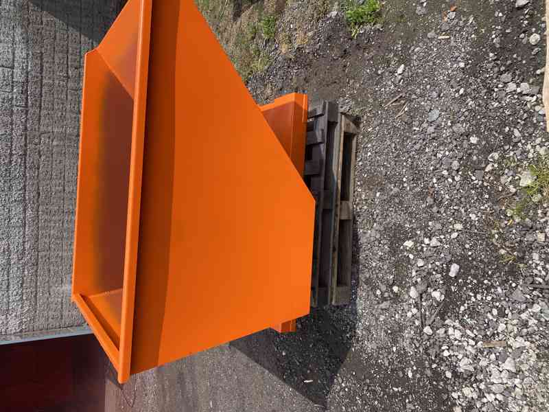 Pojemnik samoopróżniający, 1,5 m3, kontener - foto 2