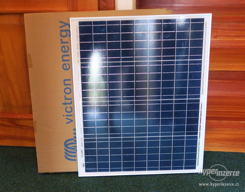 Solární panel fotovoltaický polykrystal 60W - 12V - foto 1