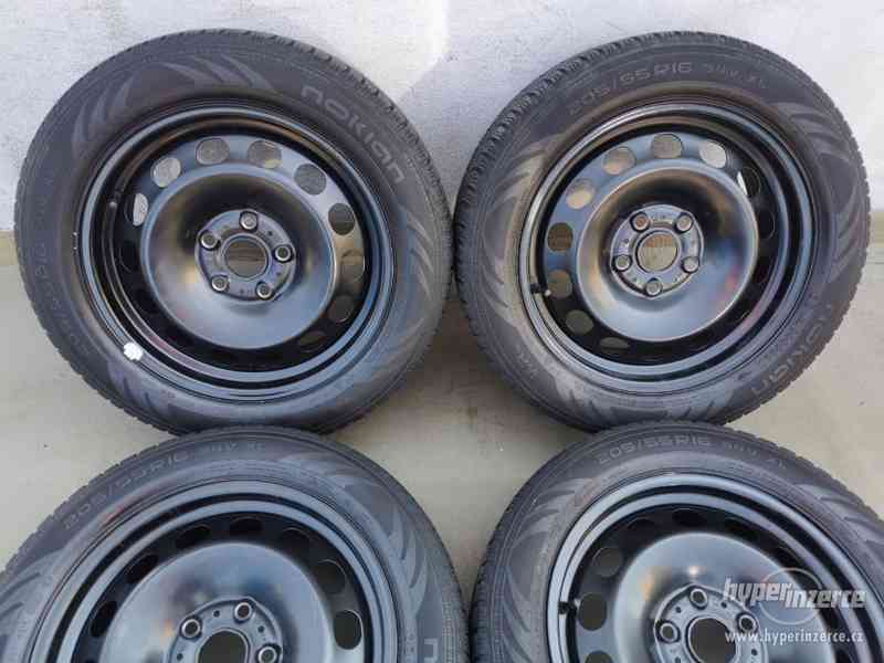 205/55R16 zimní pneu 6,5x16 5x112 ET46 octavia III 6,5mm - foto 2