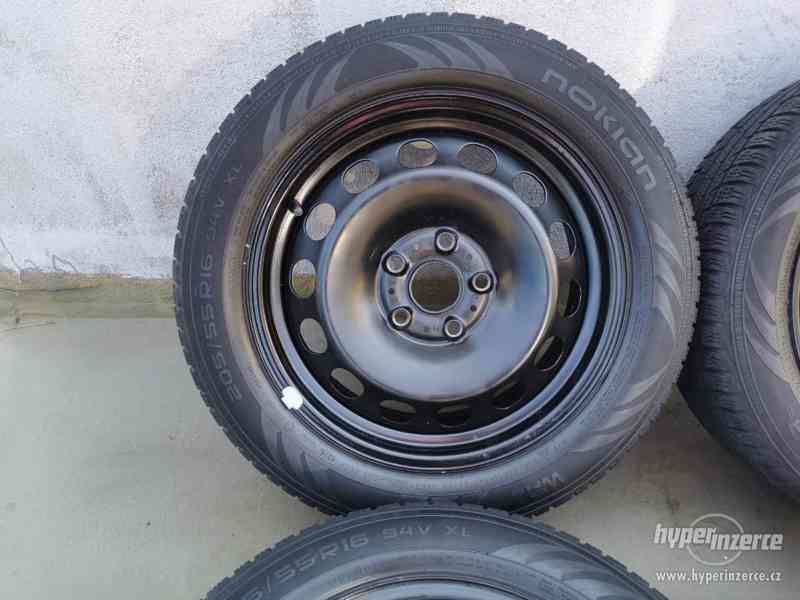 205/55R16 zimní pneu 6,5x16 5x112 ET46 octavia III 6,5mm - foto 3