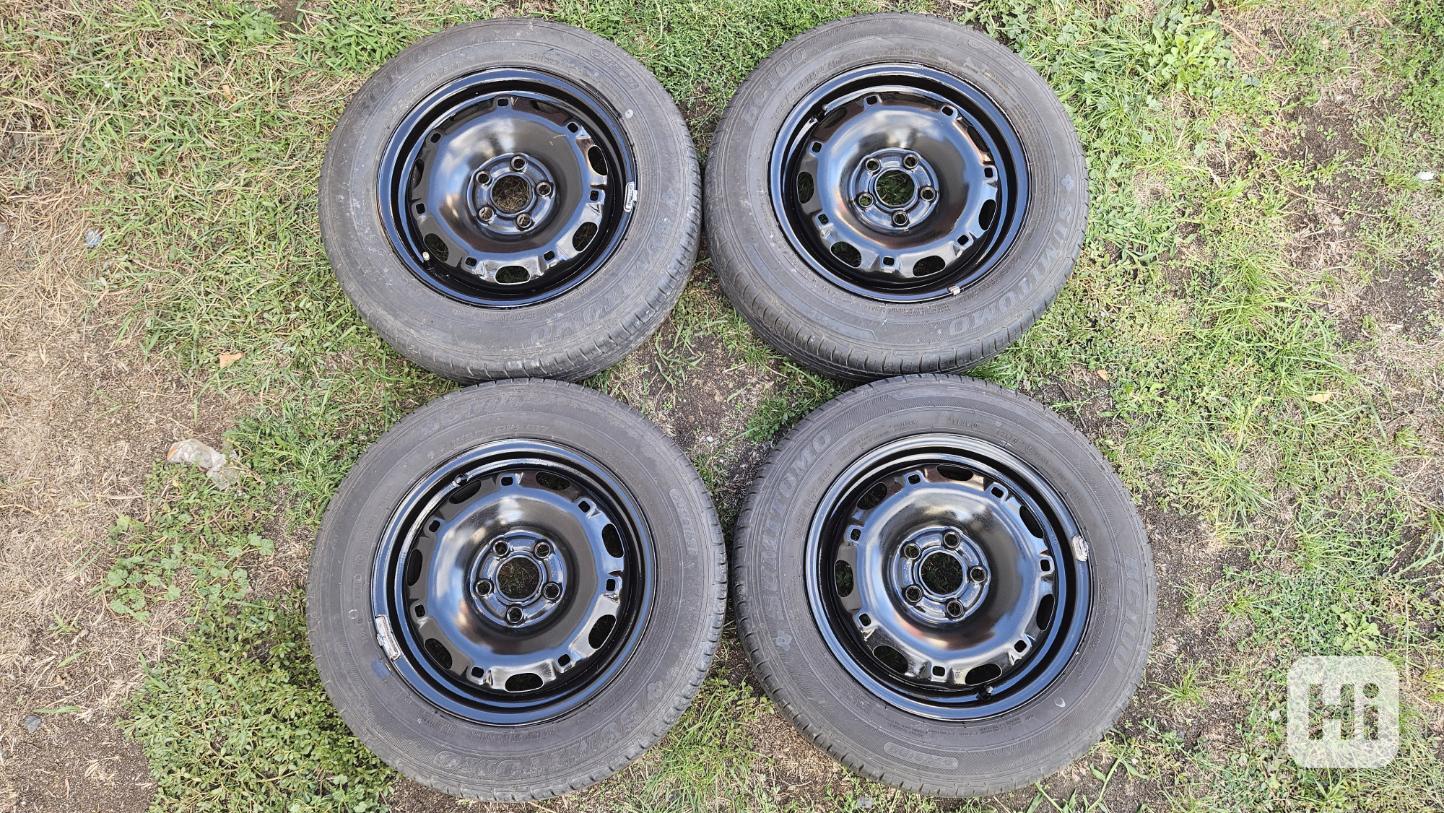 Škoda Fabia letní kola, pneumatiky 165/70 R14 disky 5Jx14  - foto 1