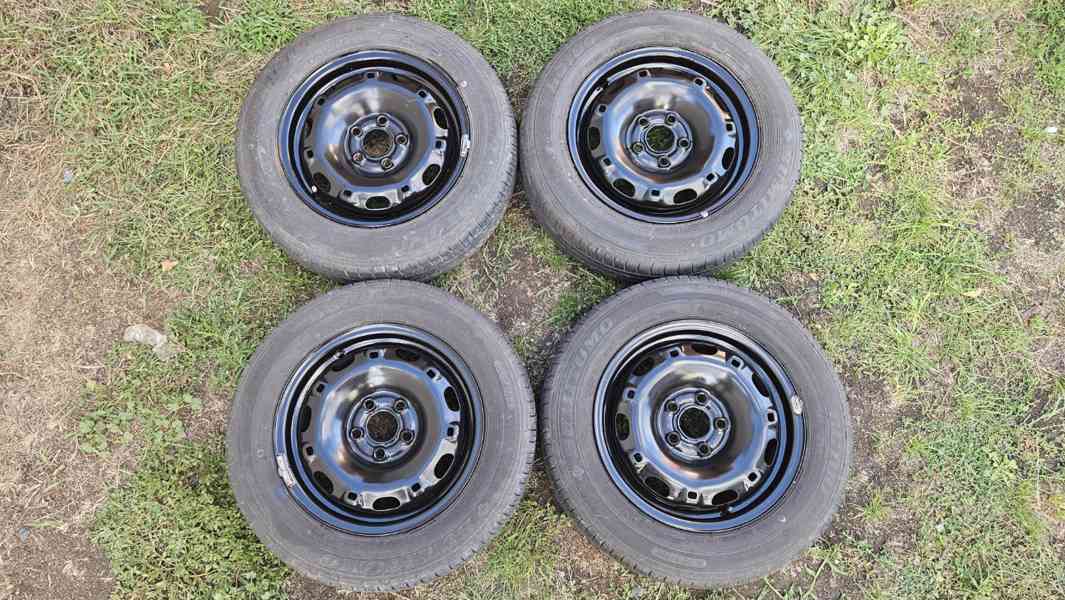 Škoda Fabia letní kola, pneumatiky 165/70 R14 disky 5Jx14  - foto 1