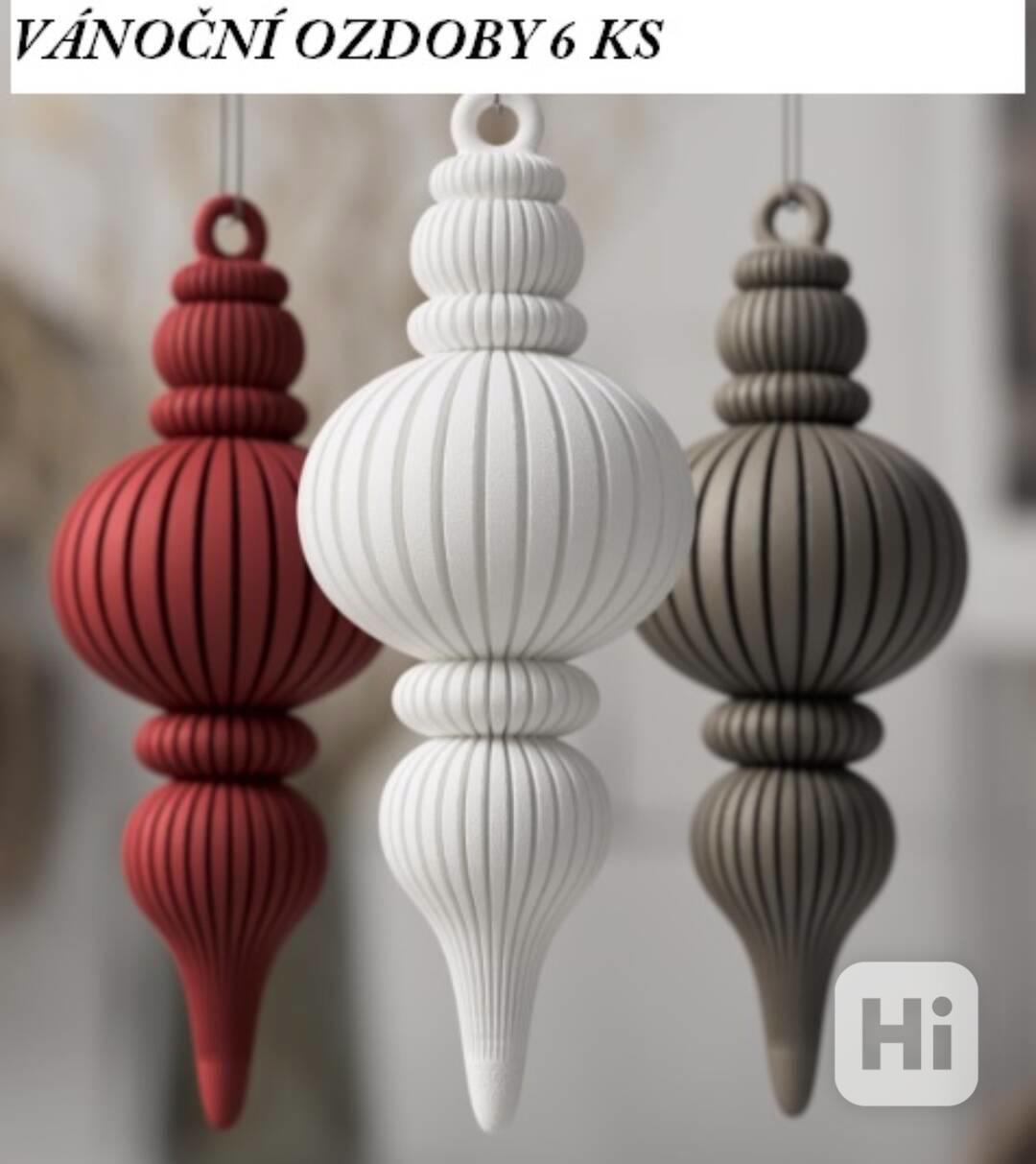 Vánoční ozdoby set 6ks - foto 1