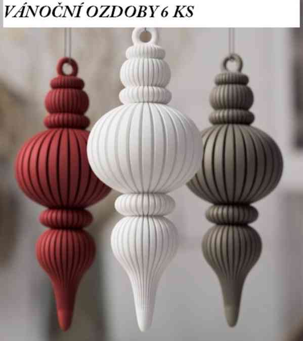 Vánoční ozdoby set 6ks