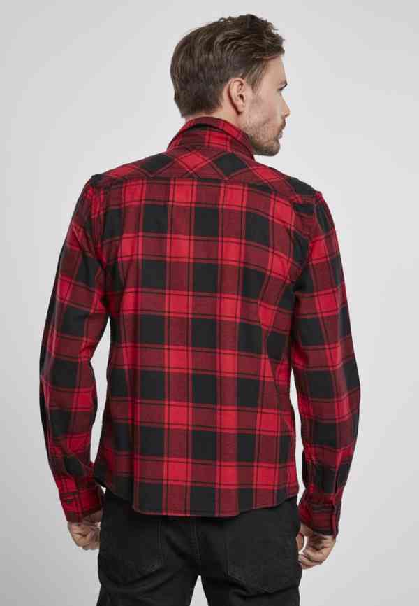 Košile Brandit Check Shirt - červená-černá - foto 4