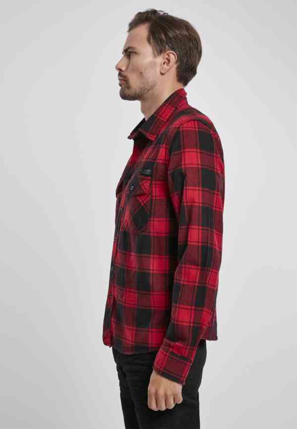 Košile Brandit Check Shirt - červená-černá - foto 3