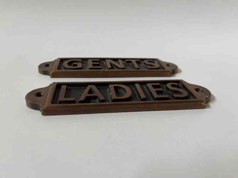 Označení wc - gents, ladies - foto 2