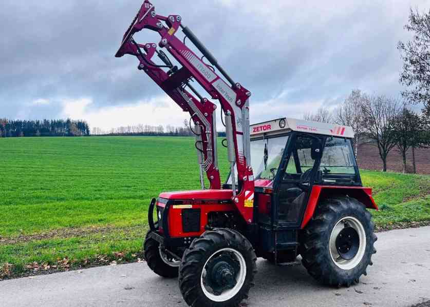 Traktor Zetor 7245 + čelní nakladač - velmi dobrém stavu - bazar ...