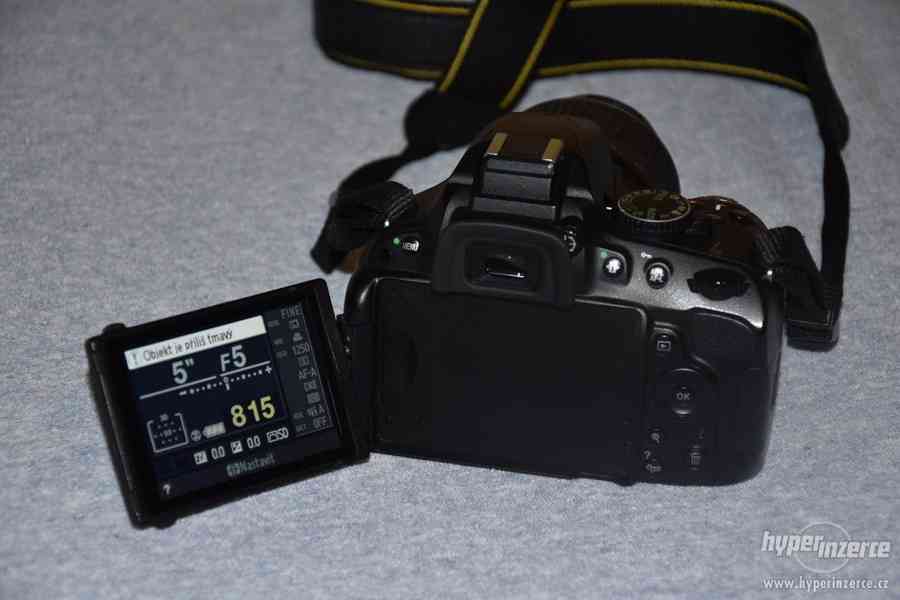 Zrcadlovka Nikon D5100 s objektivem - foto 3