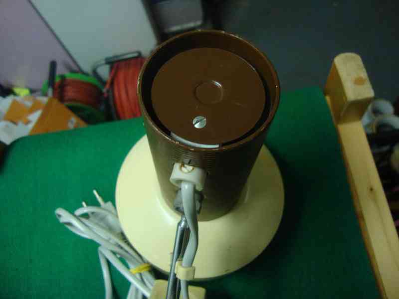 Retro lampa lampička klip skřipec na stůl NAPAKO Hůrka - foto 8