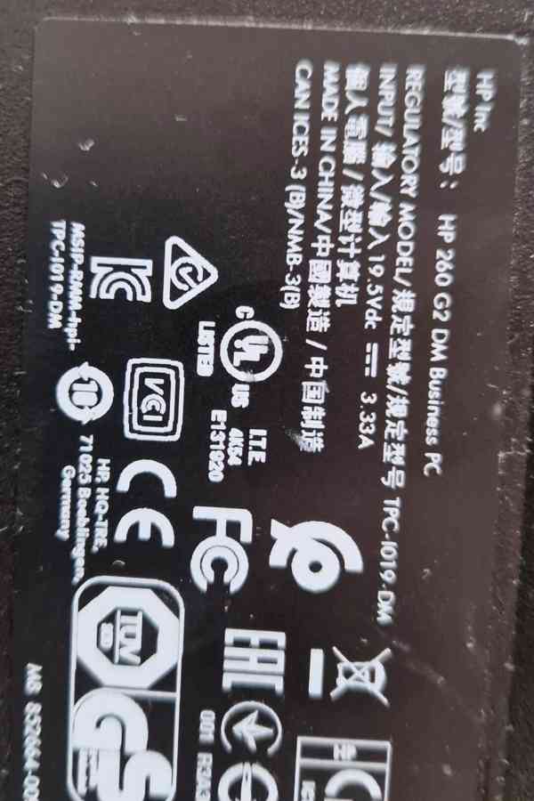Počítač HP 260 G2 - mini PC - foto 5