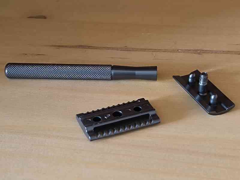 Holící strojek Kinghood - R89 černý gun metal - foto 2