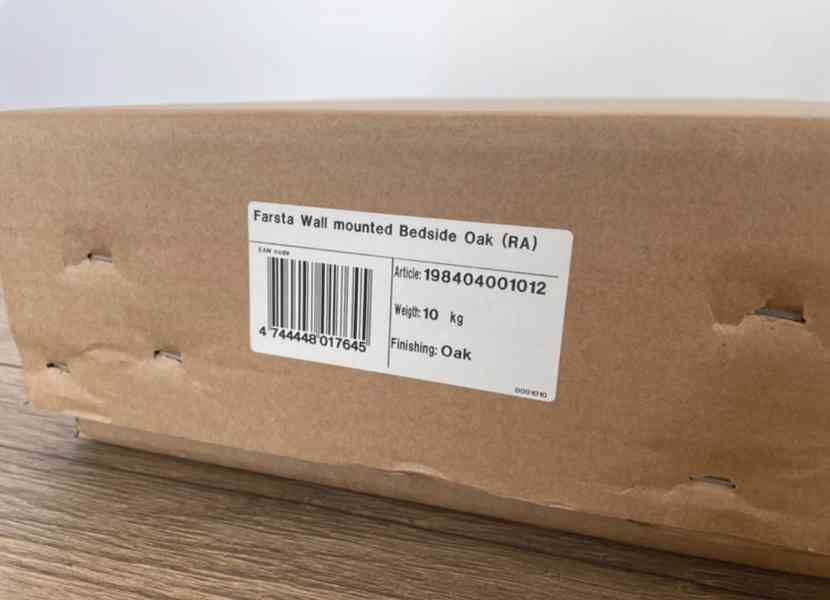 Noční závěsné stolky zn. Woodman Farsta 2ks - foto 6