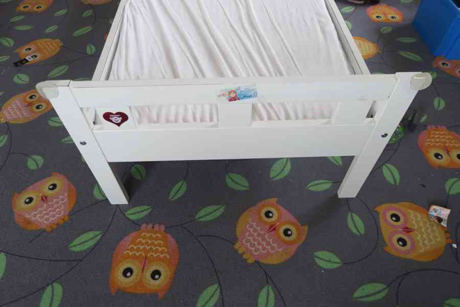 Ikea bílá dětská postel - foto 3