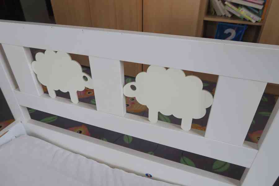 Ikea bílá dětská postel - foto 2