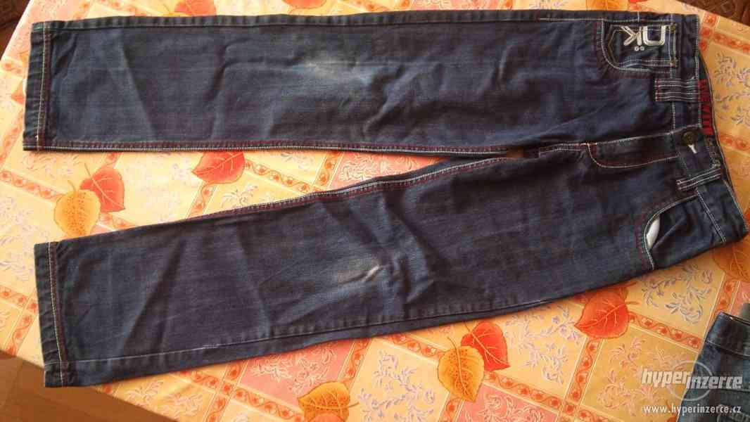 Klučičí značkové kalhoty Okaidi - celkové délky 93.cm - foto 1