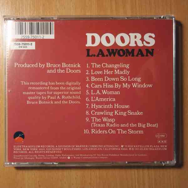 CD Doors L. A. WOMAN - foto 2