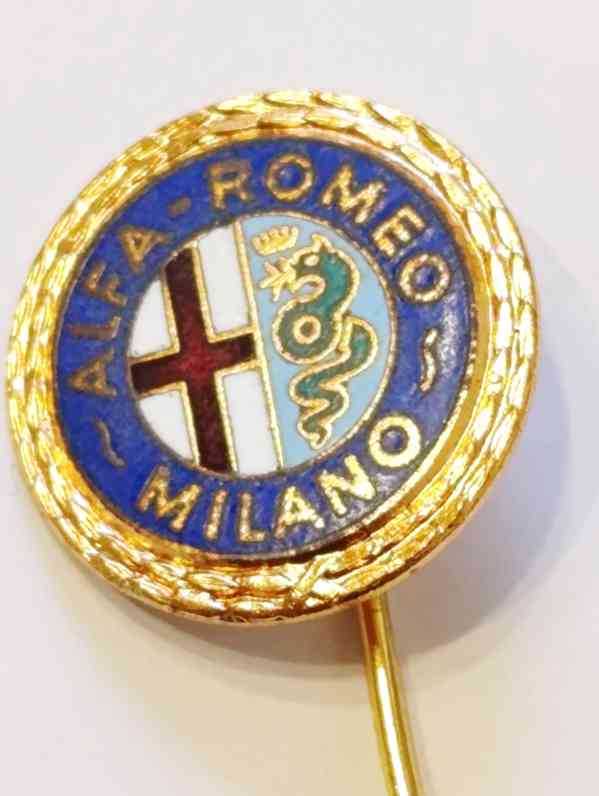 Sběratelský odznak Alfa Romeo Milano - foto 2