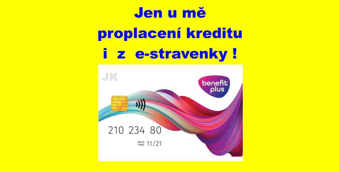 HOTOVOST za kredit i  z e-STRAVENKA!  Celá ČR!