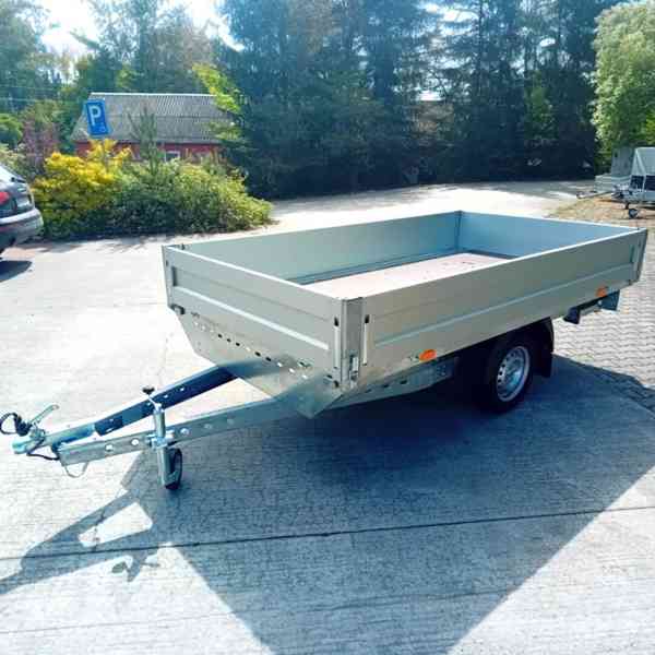 Nový přívěsný vozík/plato 750Kg, 3,02mx1,62, ALU bočnice,DPH - foto 4