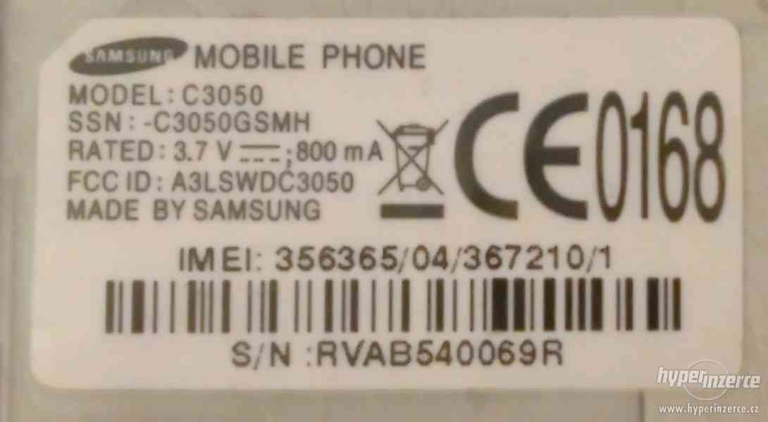 Samsung C3050 -vzhledově jako nový, ale k opravě nebo na ND! - foto 10