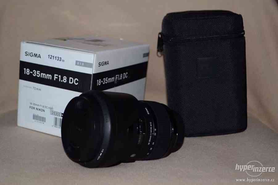 Sigma18-35 f 1.8 ART objektiv pro Nikon - foto 2