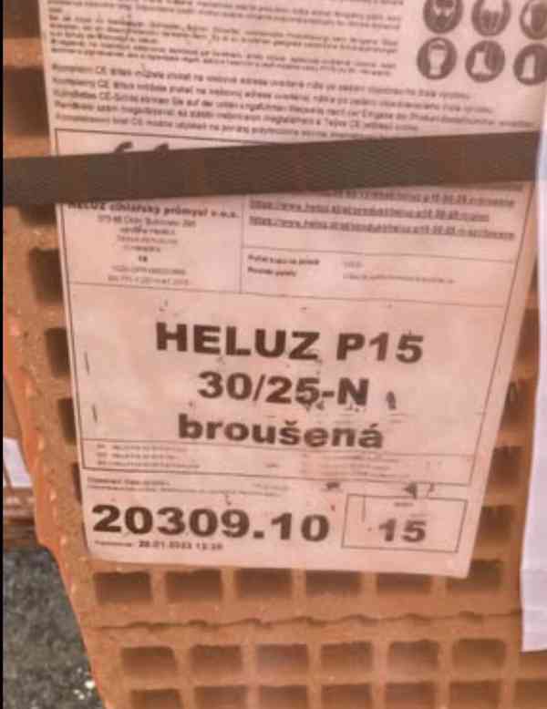 Cihla Heluz 38 family broušena, roletové překlady - foto 2