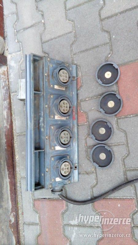 prodlužovací kabel 10m s rozbočovačem 380V - foto 1